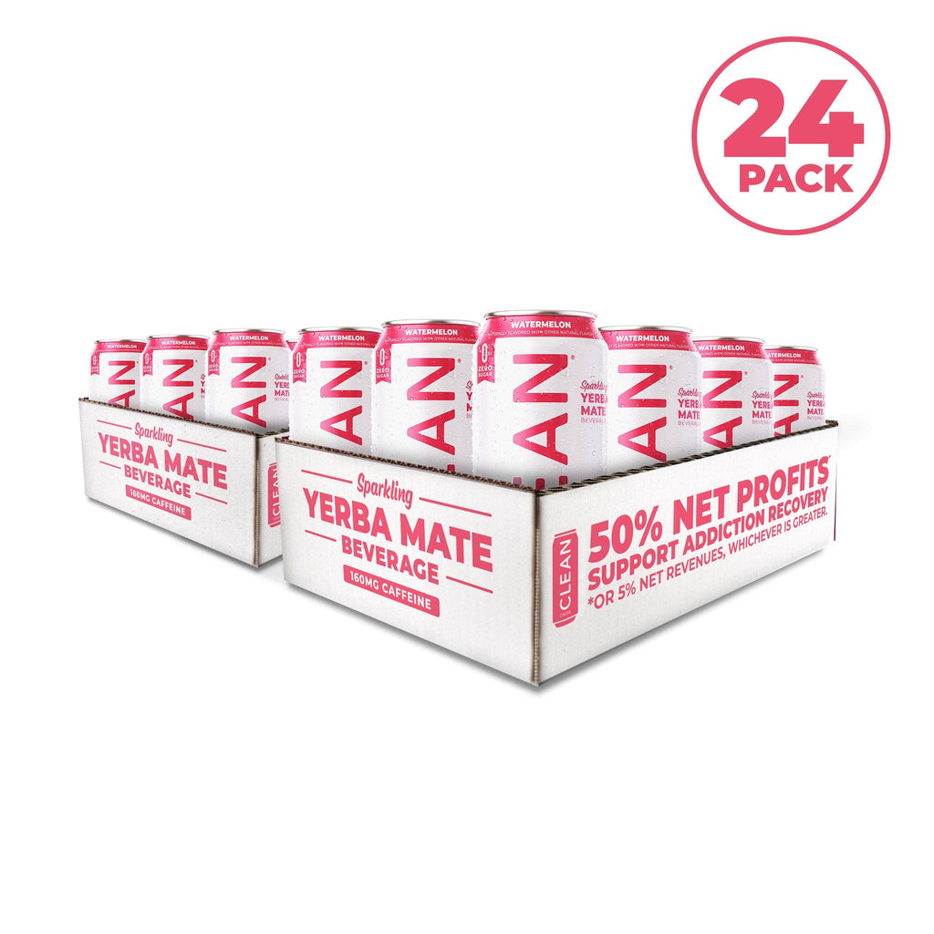 Watermelon Zero Calorie Organic Sparkling Yerba Mate