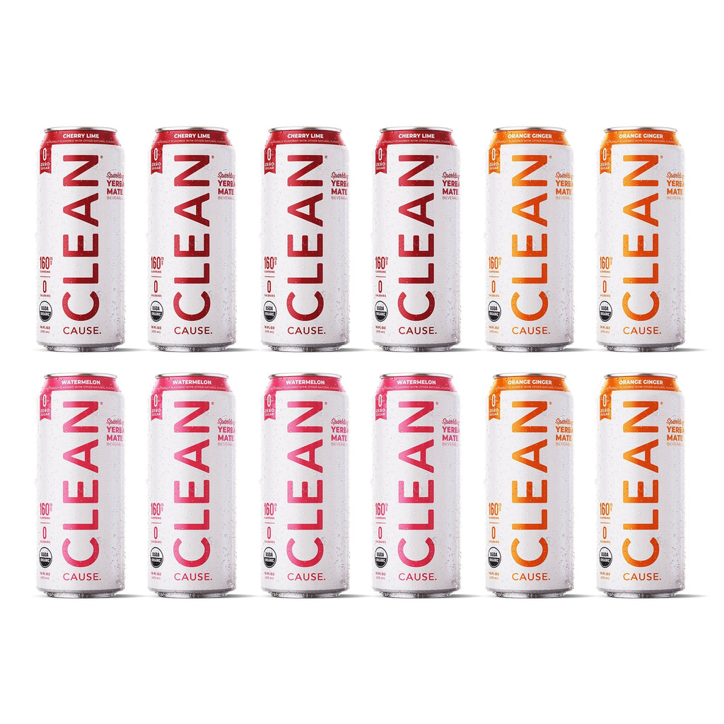 Zero Calorie Organic Sparkling Yerba Mate Variety Pack